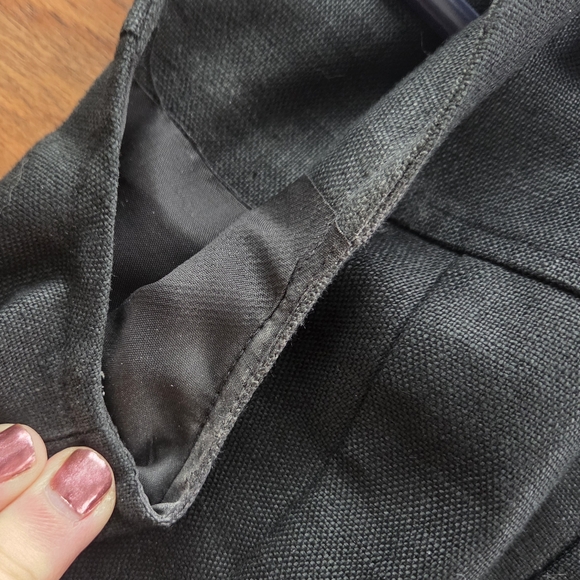 100% Linen Classic Black Sleeveless Dress Donna Morgan Size 4 - Picture 15 of 15